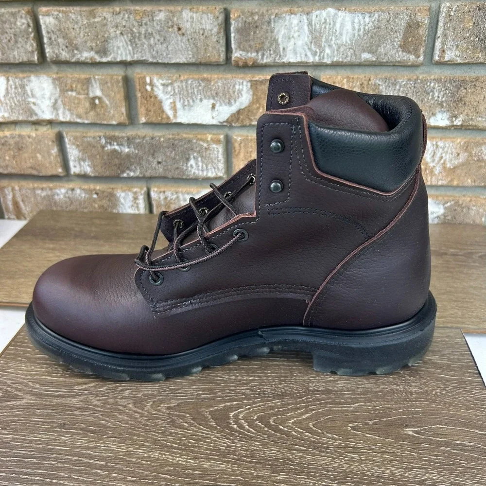 Red Wing 606 Supersole 2.0 6in Soft Toe Brown Leather Work Boots Mens 11D USA